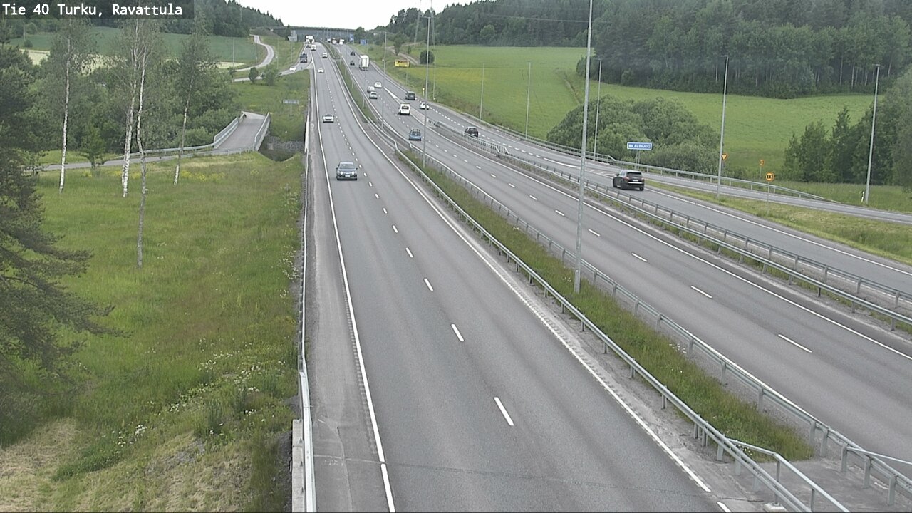 Weather Camera Image Road 40 Kaarina, Ravattula, Kaarina, Varsinais-Suomi