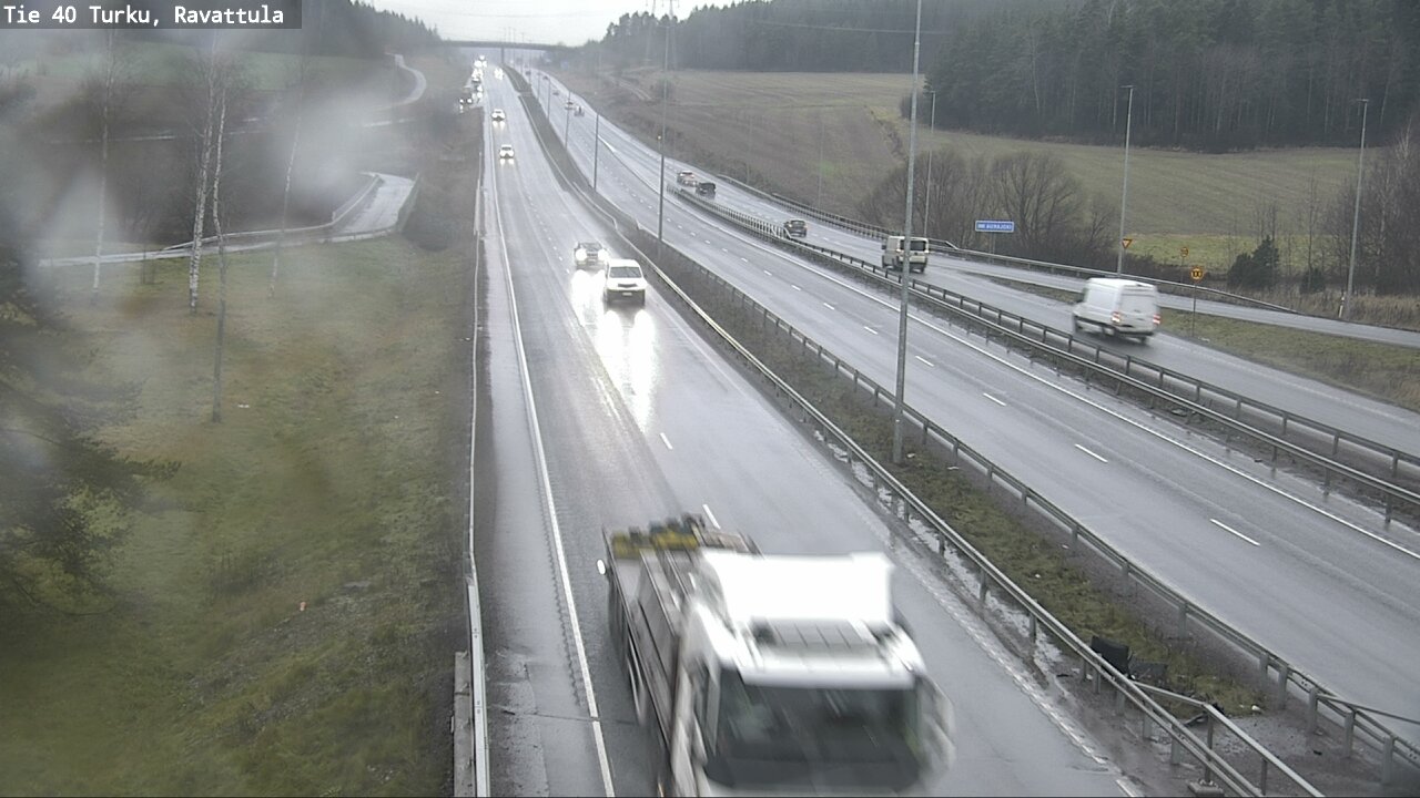Weather Camera Image Väg 40 S:t Karins, Ravattula, Kaarina, Varsinais-Suomi