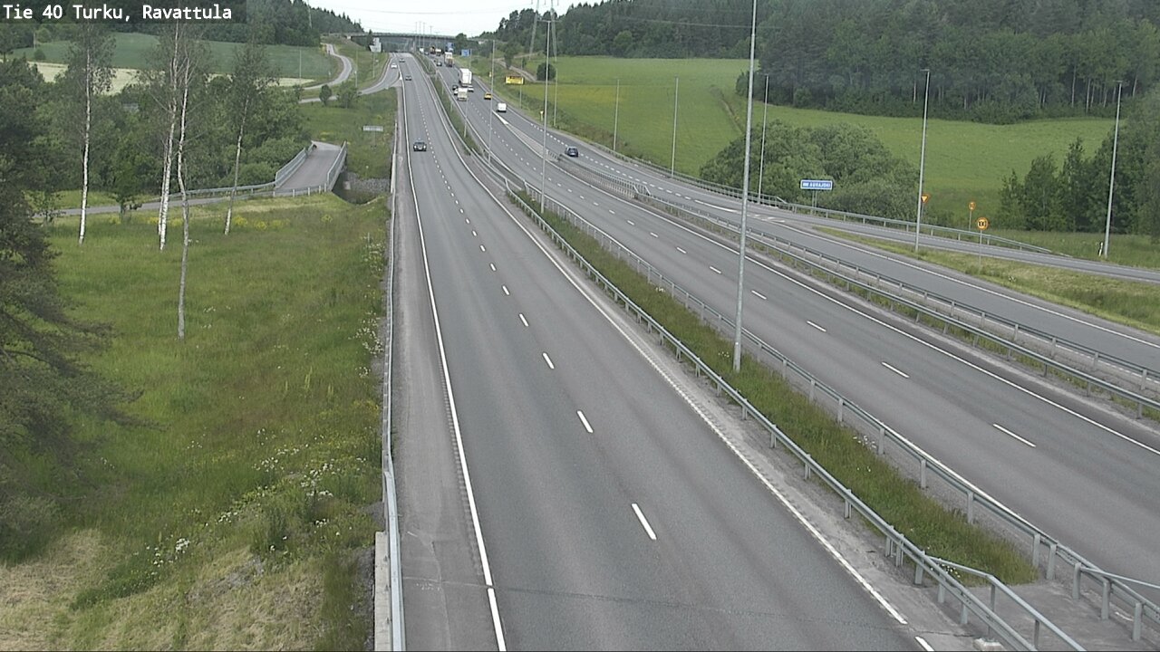 Weather Camera Image Road 40 Kaarina, Ravattula, Kaarina, Varsinais-Suomi