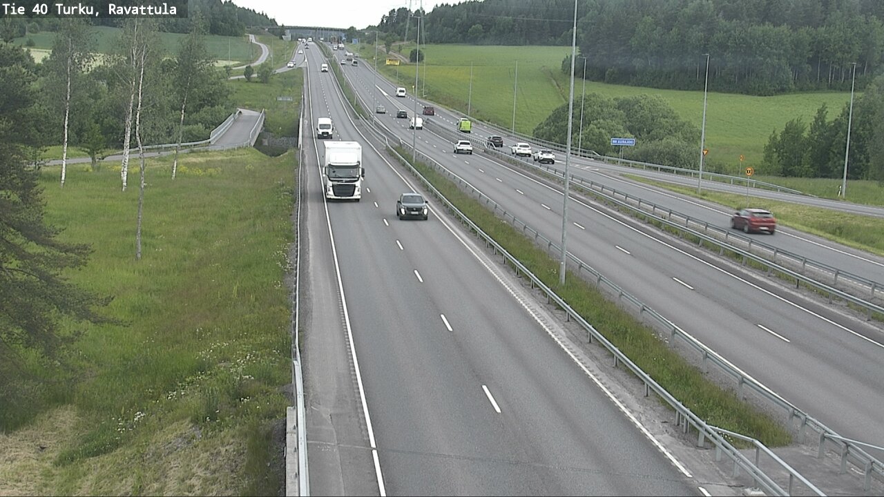 Weather Camera Image Road 40 Kaarina, Ravattula, Kaarina, Varsinais-Suomi