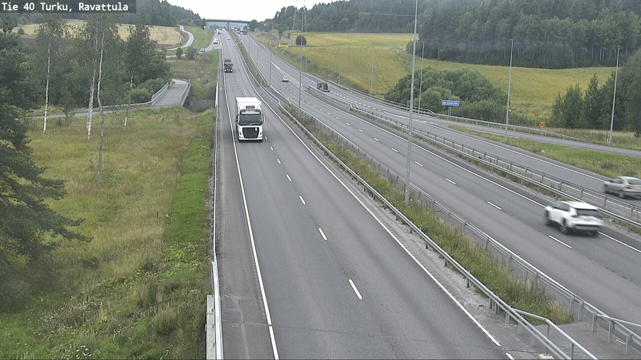 Weather Camera Image Road 40 Kaarina, Ravattula, Kaarina, Varsinais-Suomi