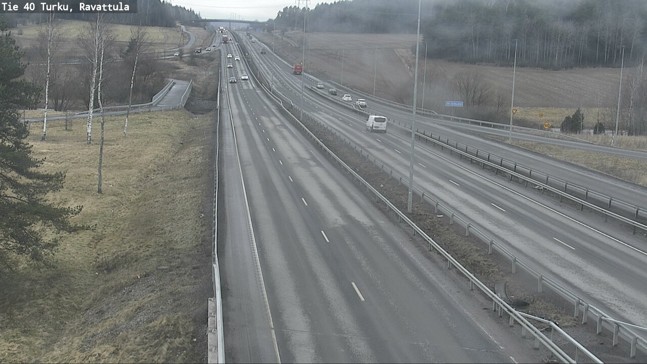 Weather Camera Image Väg 40 S:t Karins, Ravattula, Kaarina, Varsinais-Suomi
