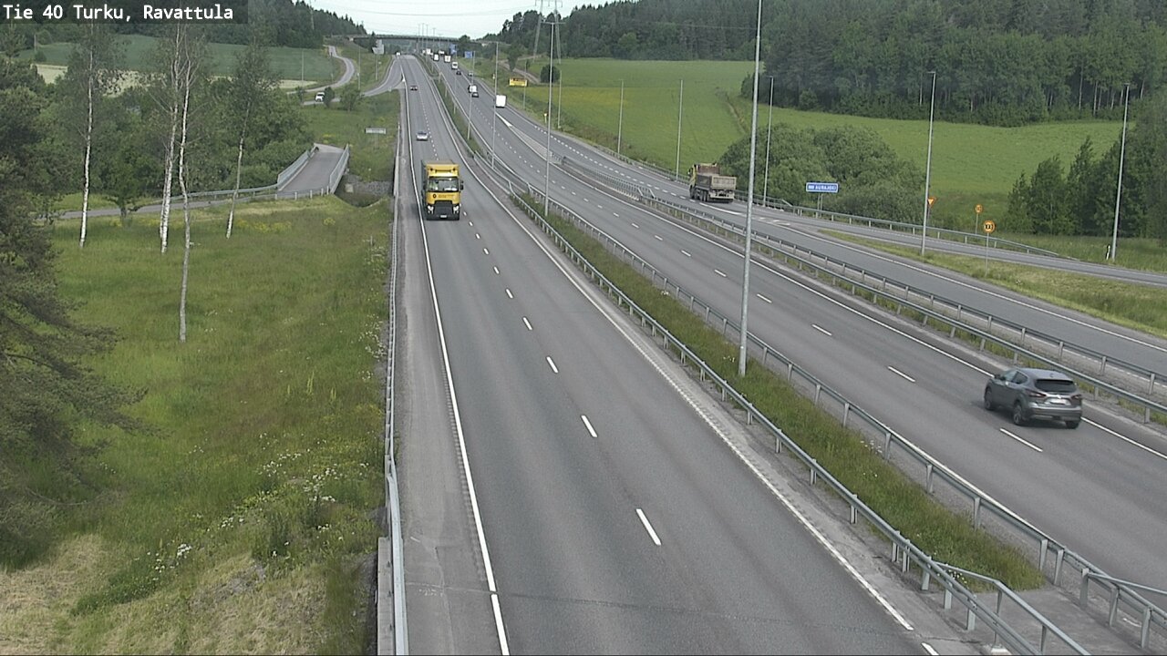 Weather Camera Image Road 40 Kaarina, Ravattula, Kaarina, Varsinais-Suomi
