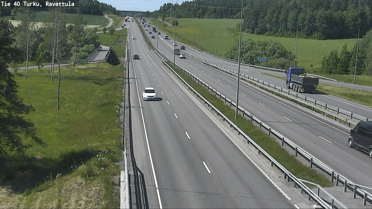 Weather Camera Image Road 40 Kaarina, Ravattula, Kaarina, Varsinais-Suomi