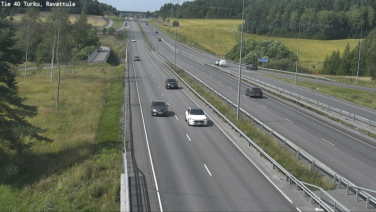 Weather Camera Image Väg 40 S:t Karins, Ravattula, Kaarina, Varsinais-Suomi