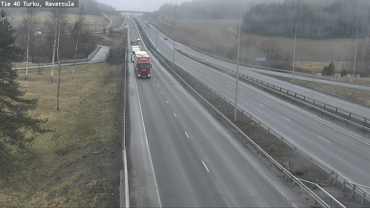 Weather Camera Image Väg 40 S:t Karins, Ravattula, Kaarina, Varsinais-Suomi