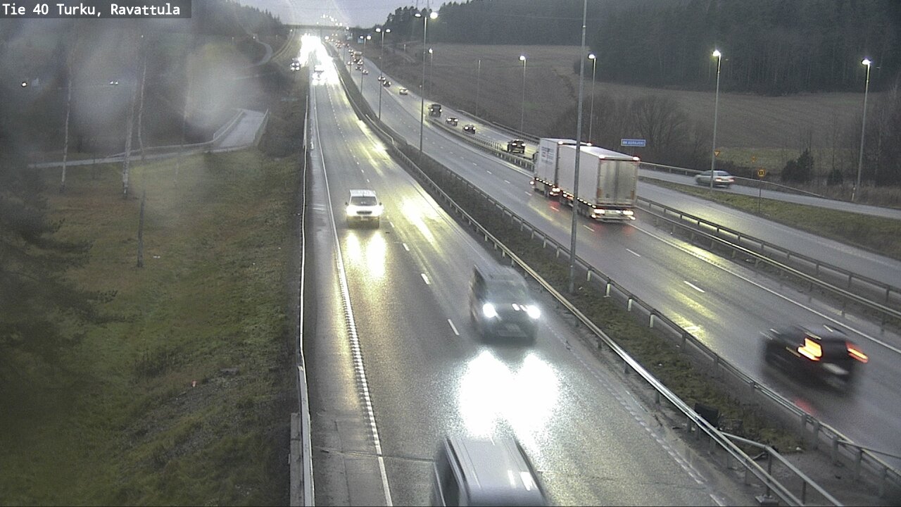 Weather Camera Image Väg 40 S:t Karins, Ravattula, Kaarina, Varsinais-Suomi