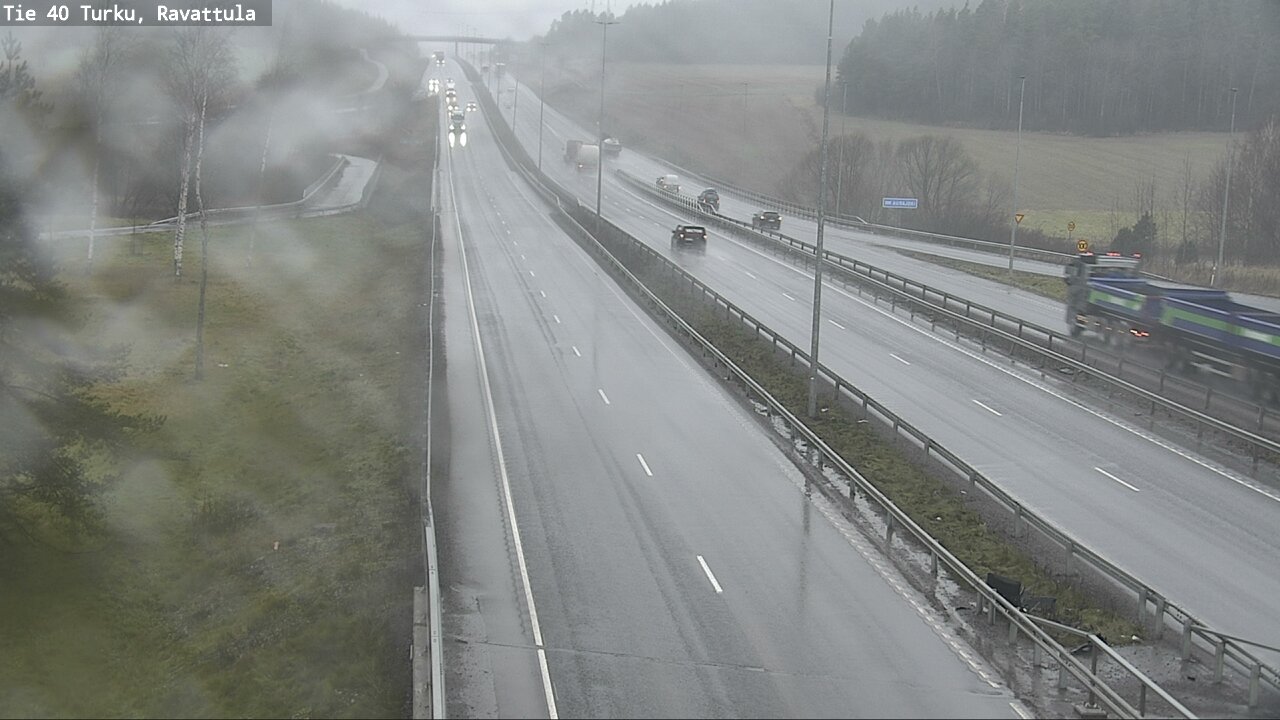 Weather Camera Image Väg 40 S:t Karins, Ravattula, Kaarina, Varsinais-Suomi