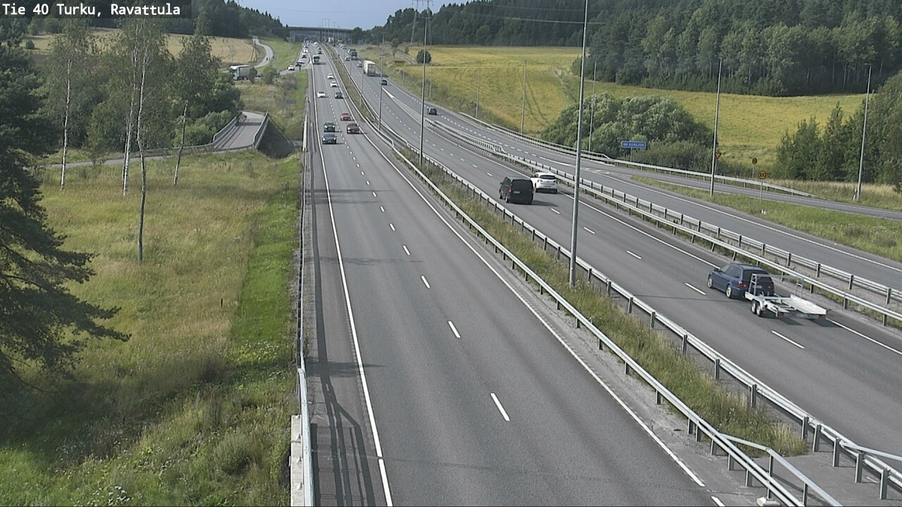 Weather Camera Image Road 40 Kaarina, Ravattula, Kaarina, Varsinais-Suomi