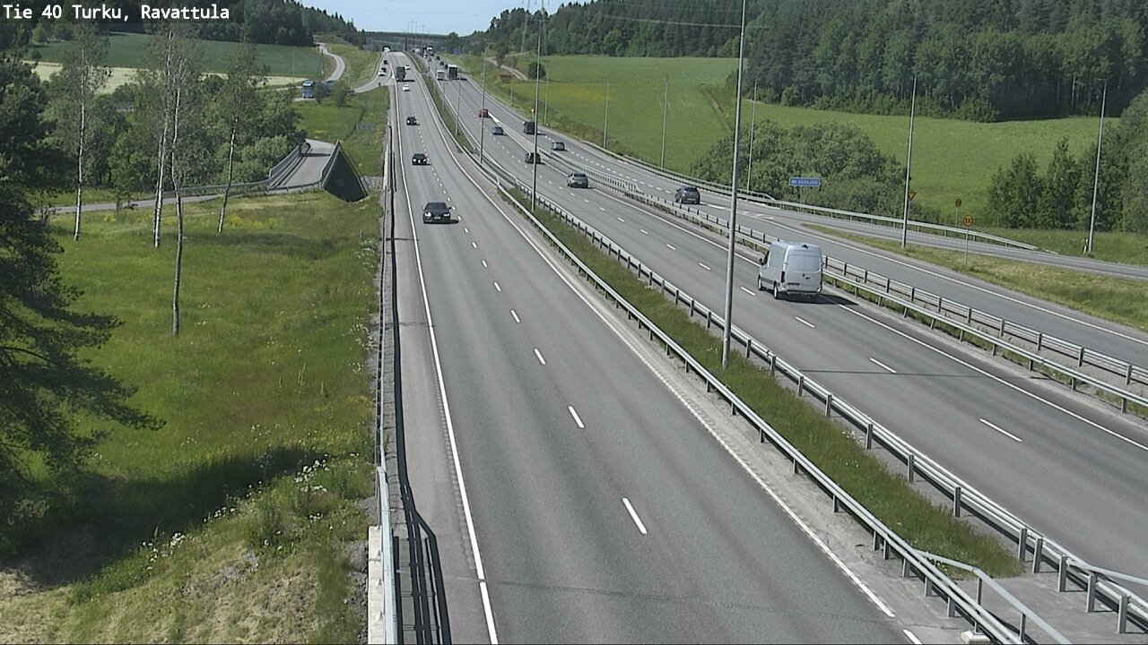 Weather Camera Image Road 40 Kaarina, Ravattula, Kaarina, Varsinais-Suomi