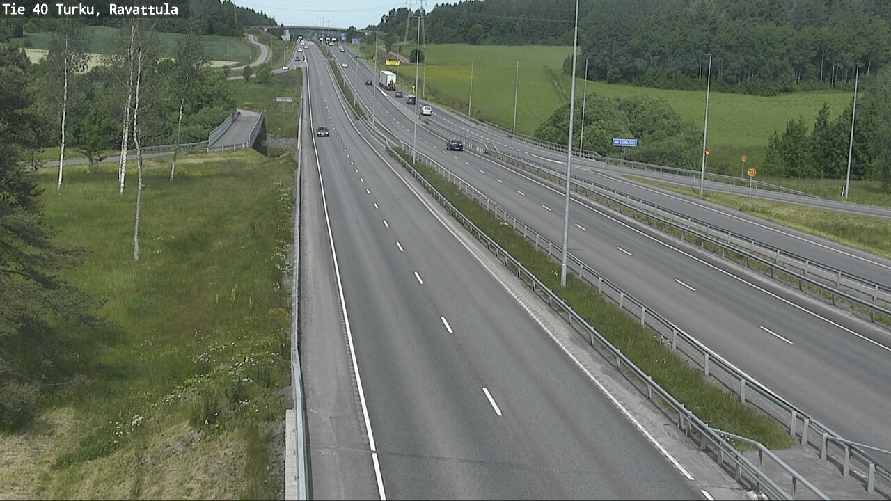 Weather Camera Image Road 40 Kaarina, Ravattula, Kaarina, Varsinais-Suomi