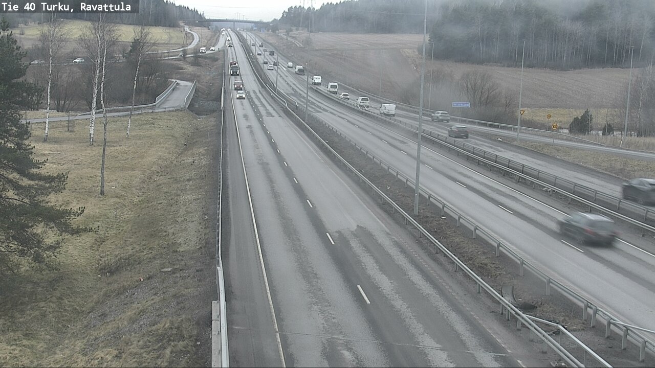 Weather Camera Image Väg 40 S:t Karins, Ravattula, Kaarina, Varsinais-Suomi