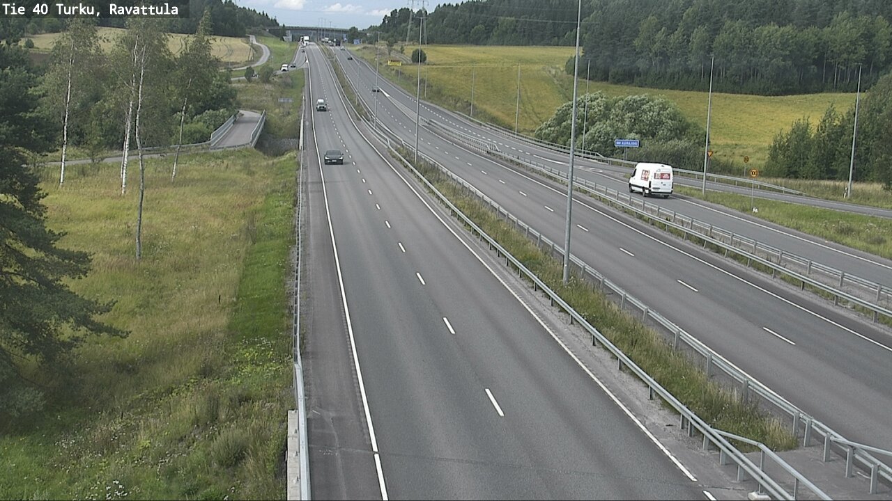 Weather Camera Image Väg 40 S:t Karins, Ravattula, Kaarina, Varsinais-Suomi