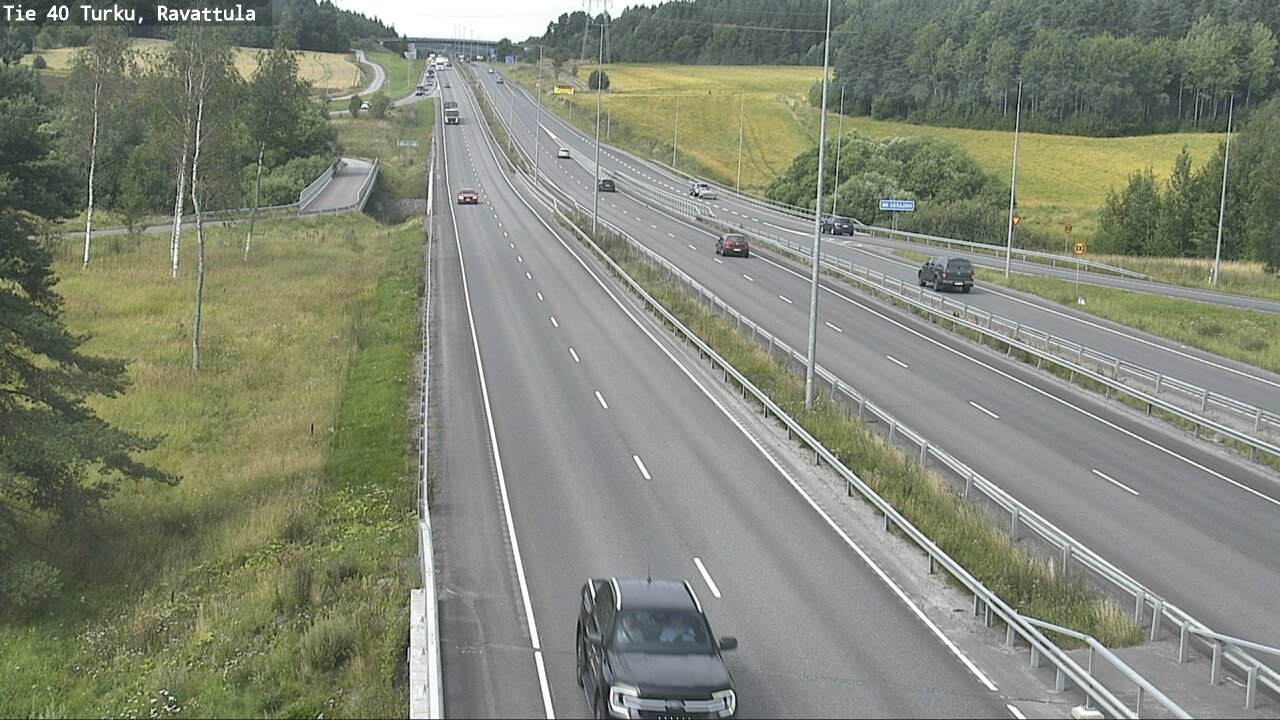 Weather Camera Image Road 40 Kaarina, Ravattula, Kaarina, Varsinais-Suomi
