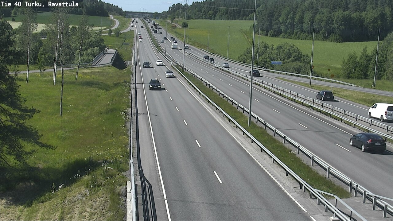 Weather Camera Image Road 40 Kaarina, Ravattula, Kaarina, Varsinais-Suomi