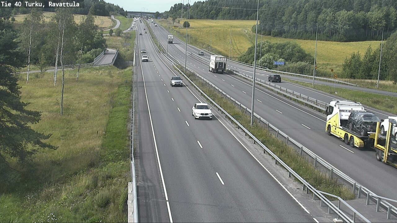 Weather Camera Image Väg 40 S:t Karins, Ravattula, Kaarina, Varsinais-Suomi