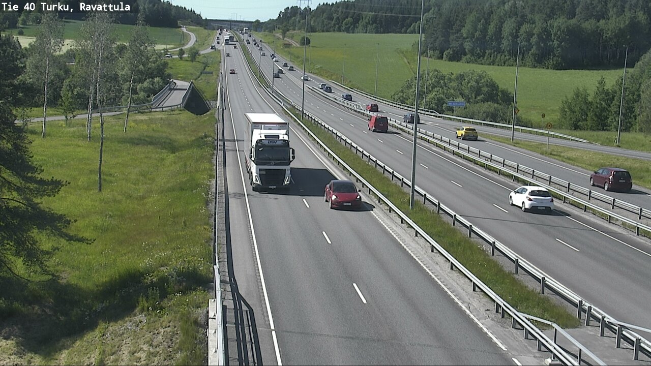 Weather Camera Image Väg 40 S:t Karins, Ravattula, Kaarina, Varsinais-Suomi
