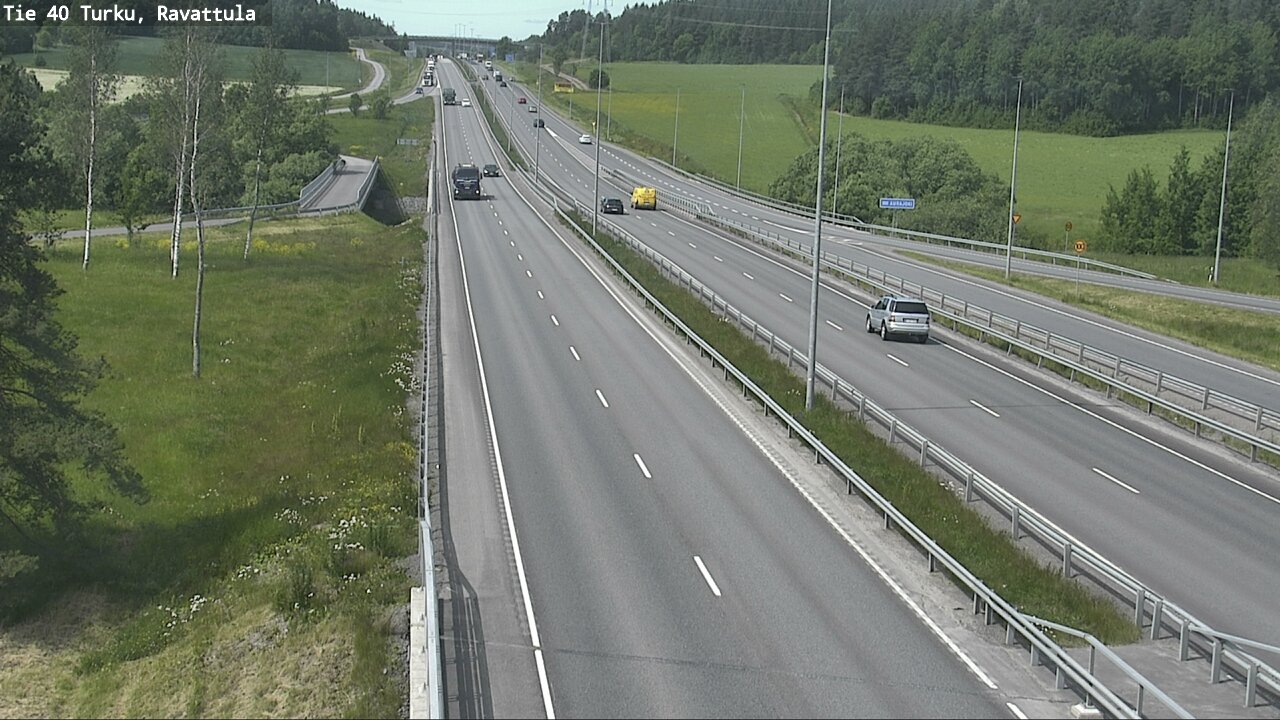 Weather Camera Image Road 40 Kaarina, Ravattula, Kaarina, Varsinais-Suomi