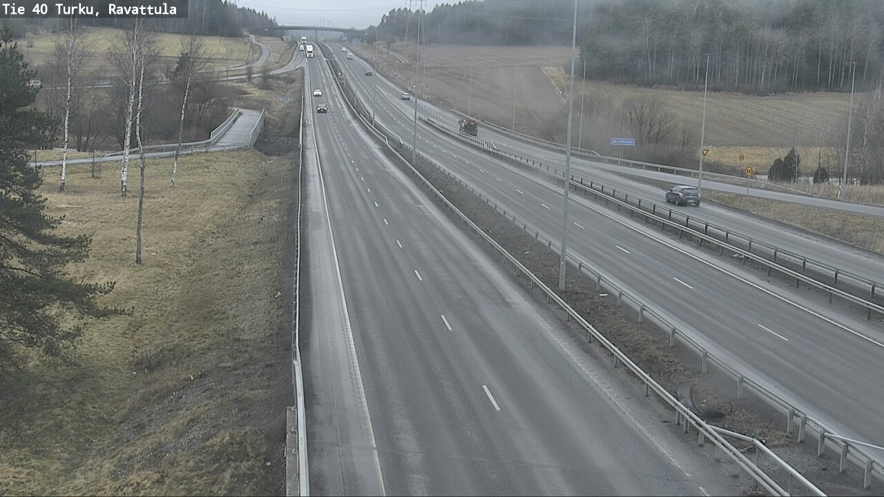 Weather Camera Image Väg 40 S:t Karins, Ravattula, Kaarina, Varsinais-Suomi