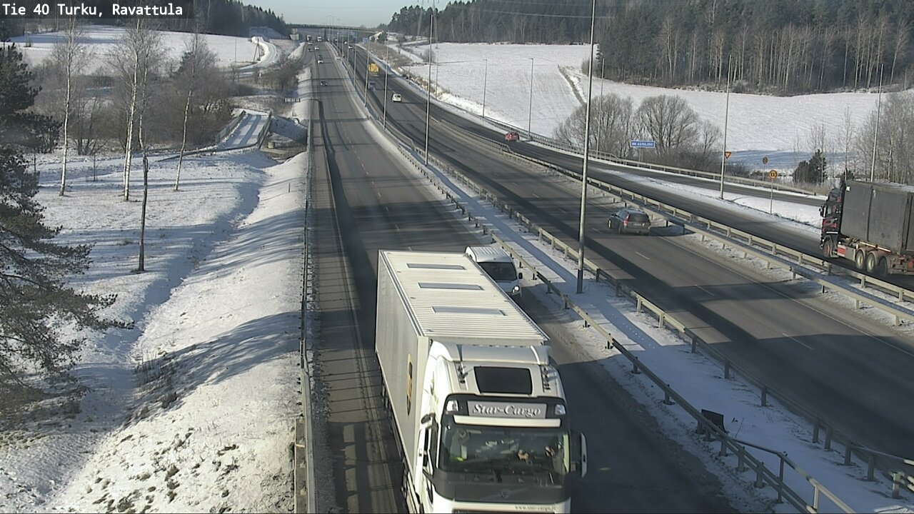 Weather Camera Image Road 40 Kaarina, Ravattula, Kaarina, Varsinais-Suomi