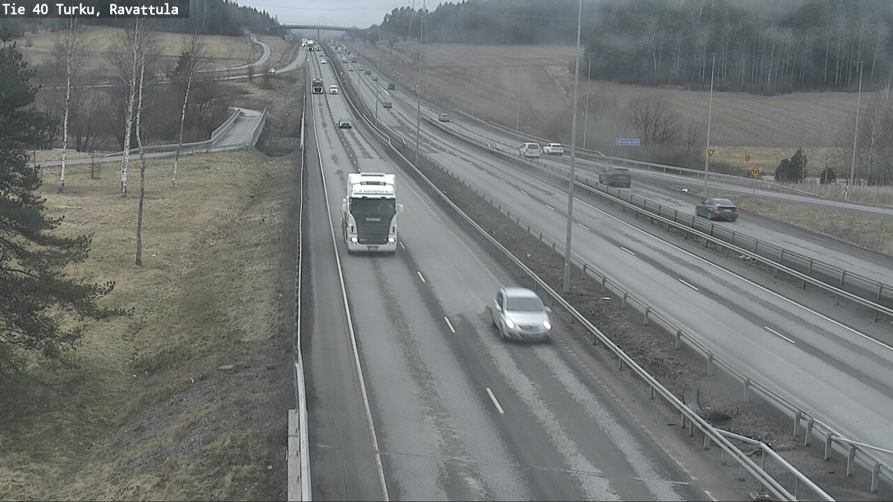 Weather Camera Image Väg 40 S:t Karins, Ravattula, Kaarina, Varsinais-Suomi