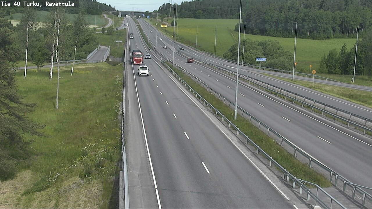 Weather Camera Image Road 40 Kaarina, Ravattula, Kaarina, Varsinais-Suomi