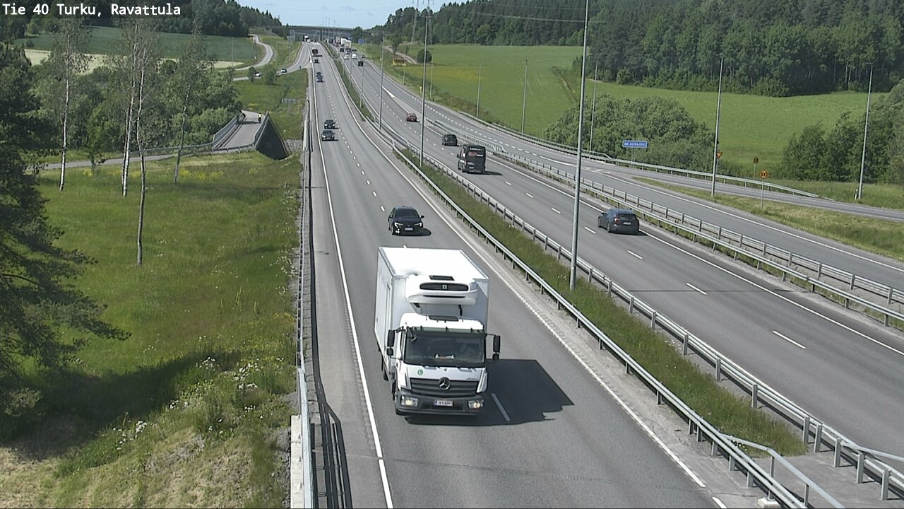 Weather Camera Image Road 40 Kaarina, Ravattula, Kaarina, Varsinais-Suomi