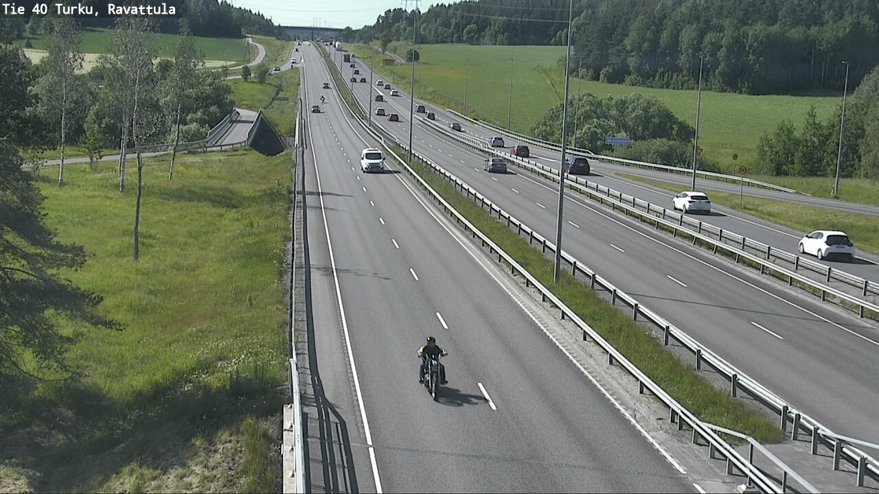 Weather Camera Image Väg 40 S:t Karins, Ravattula, Kaarina, Varsinais-Suomi
