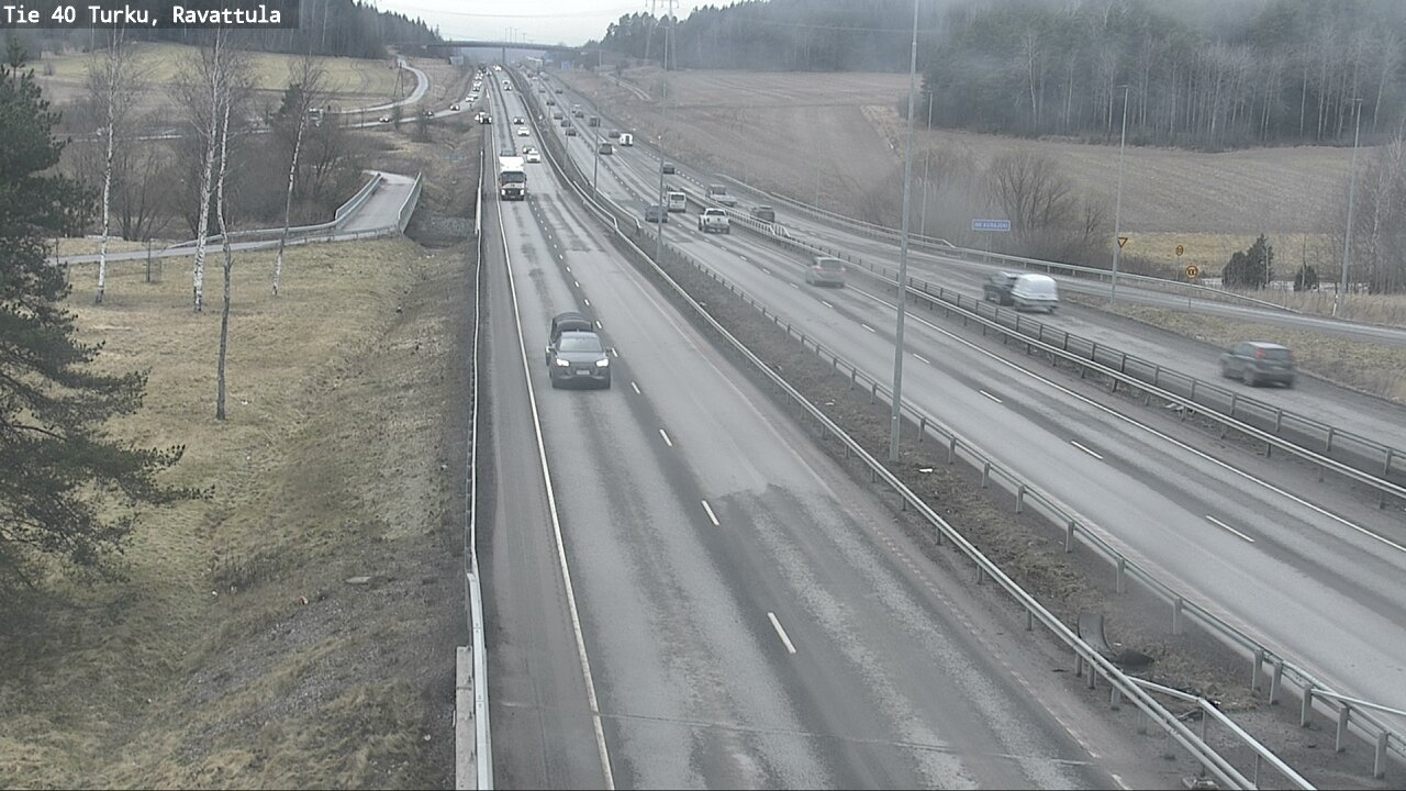 Weather Camera Image Väg 40 S:t Karins, Ravattula, Kaarina, Varsinais-Suomi