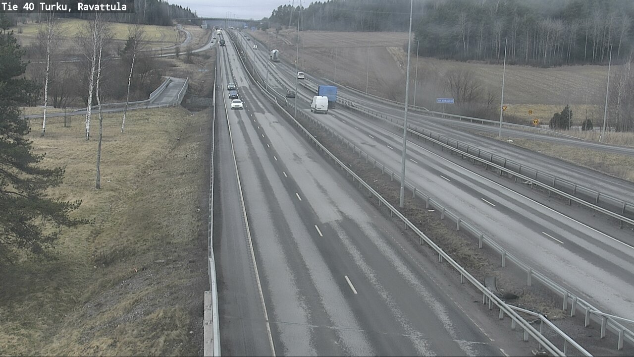 Weather Camera Image Väg 40 S:t Karins, Ravattula, Kaarina, Varsinais-Suomi