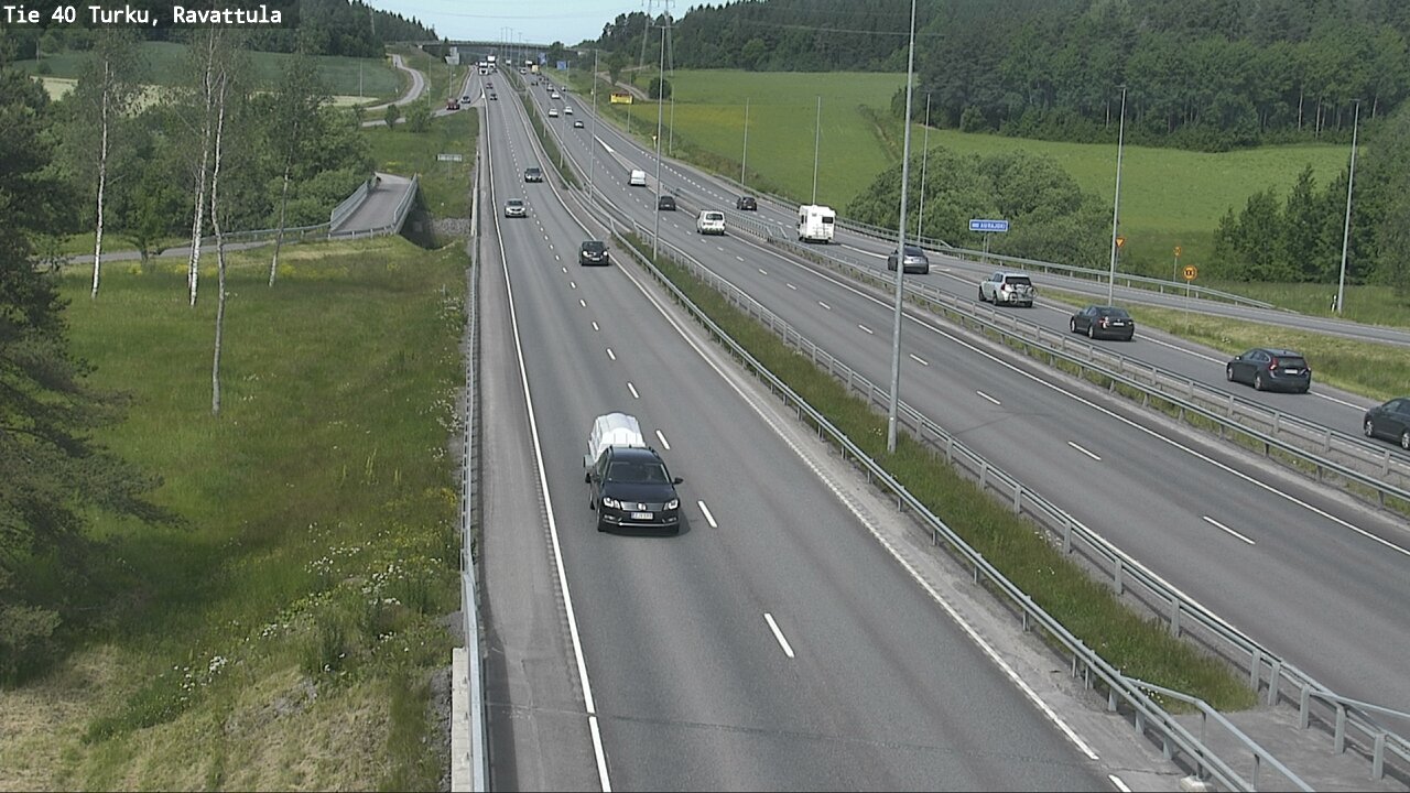Weather Camera Image Road 40 Kaarina, Ravattula, Kaarina, Varsinais-Suomi