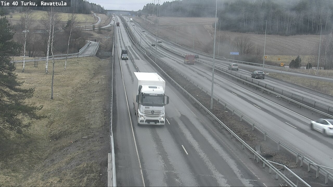 Weather Camera Image Väg 40 S:t Karins, Ravattula, Kaarina, Varsinais-Suomi