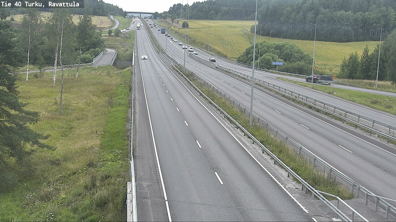 Weather Camera Image Road 40 Kaarina, Ravattula, Kaarina, Varsinais-Suomi