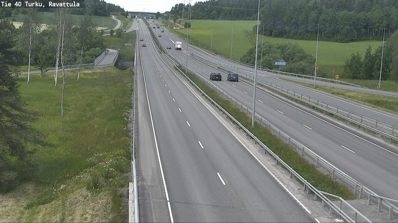 Weather Camera Image Road 40 Kaarina, Ravattula, Kaarina, Varsinais-Suomi