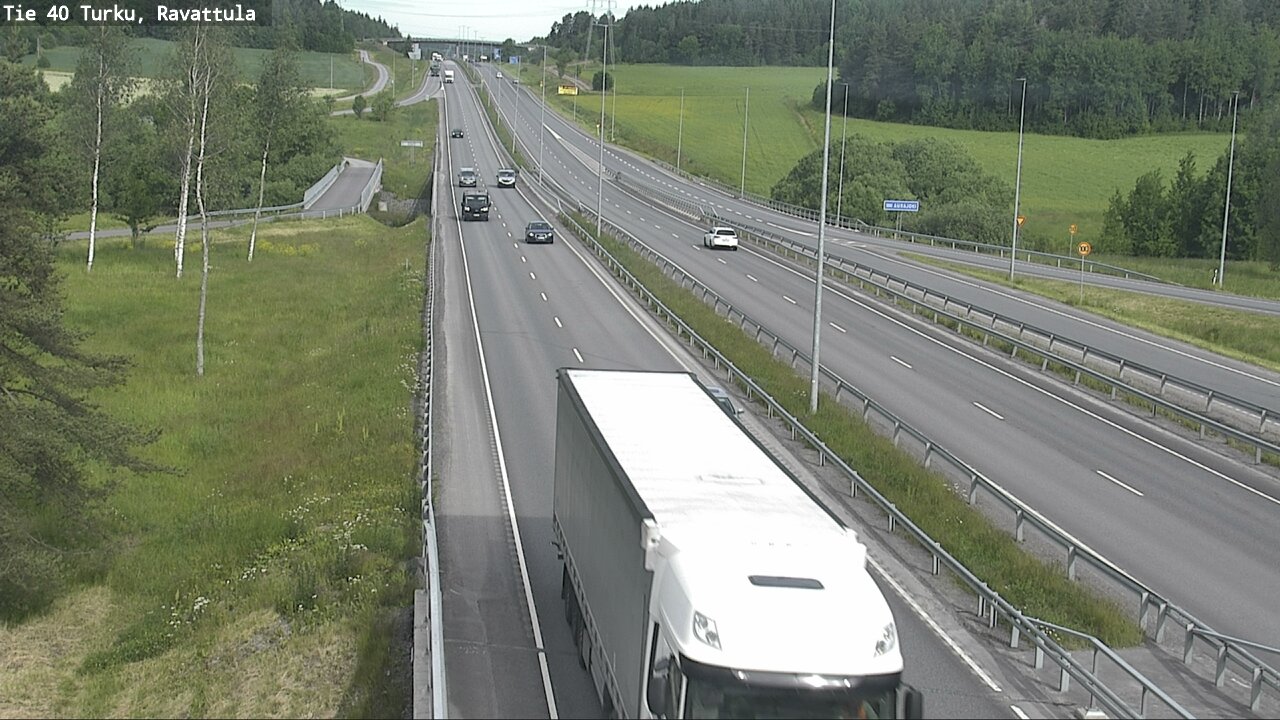Weather Camera Image Road 40 Kaarina, Ravattula, Kaarina, Varsinais-Suomi