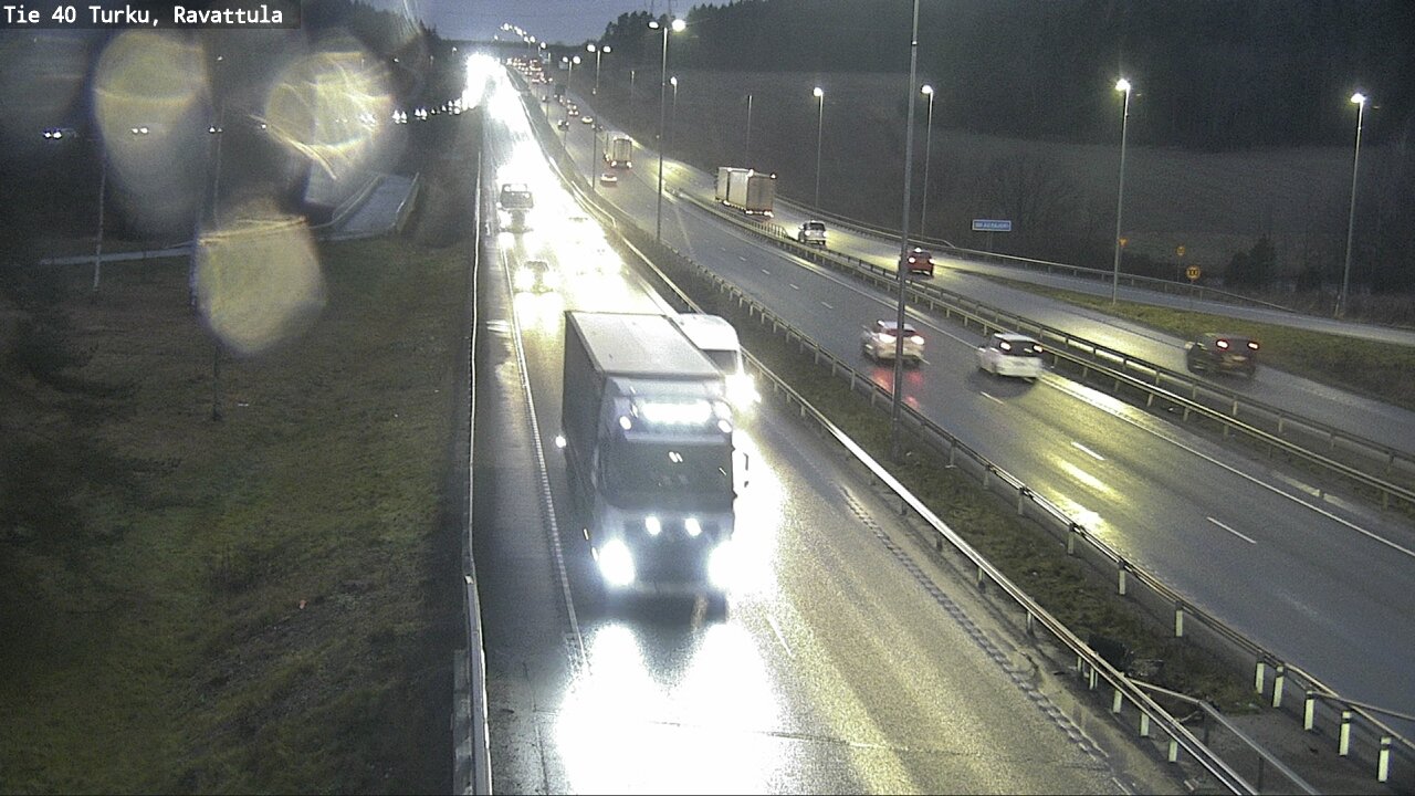 Weather Camera Image Väg 40 S:t Karins, Ravattula, Kaarina, Varsinais-Suomi