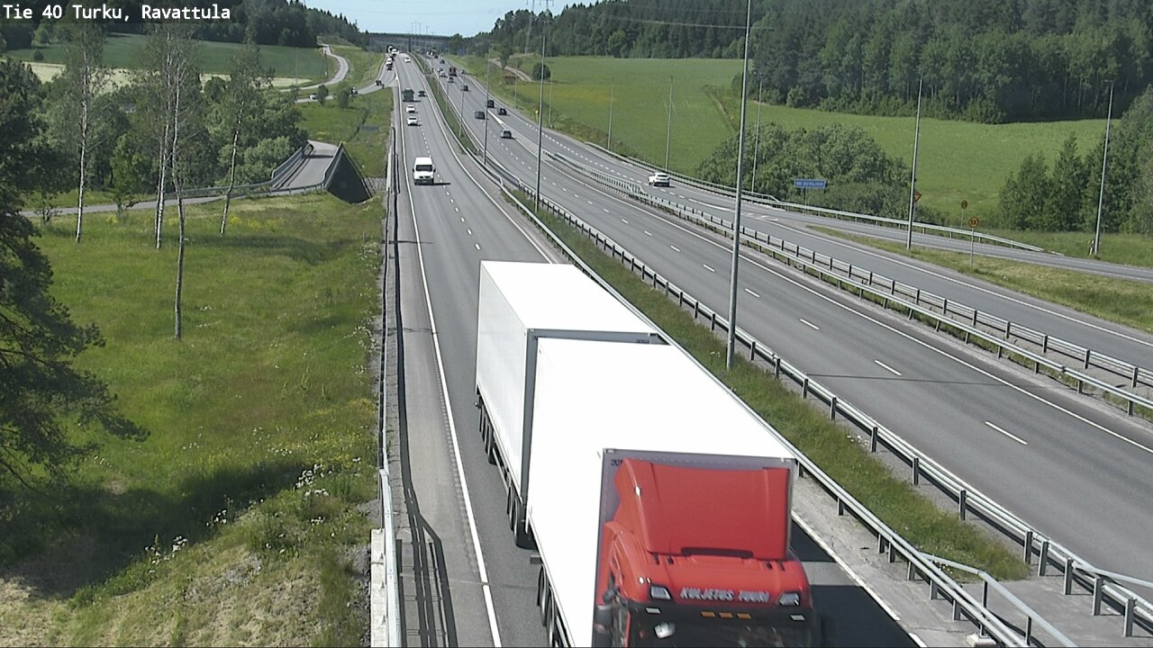 Weather Camera Image Road 40 Kaarina, Ravattula, Kaarina, Varsinais-Suomi