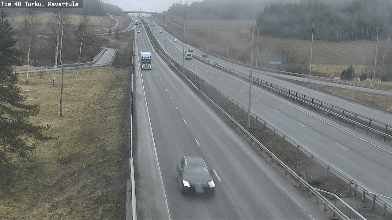 Weather Camera Image Väg 40 S:t Karins, Ravattula, Kaarina, Varsinais-Suomi