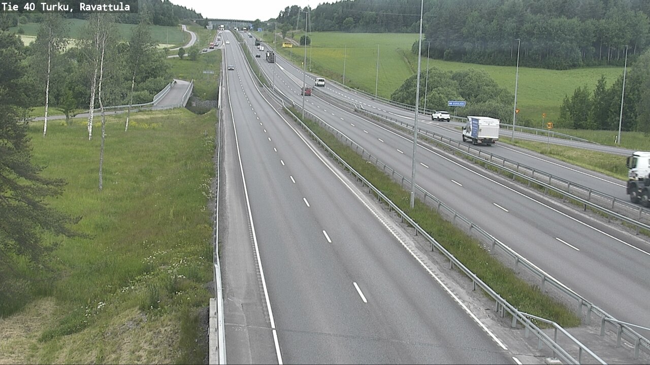 Weather Camera Image Road 40 Kaarina, Ravattula, Kaarina, Varsinais-Suomi