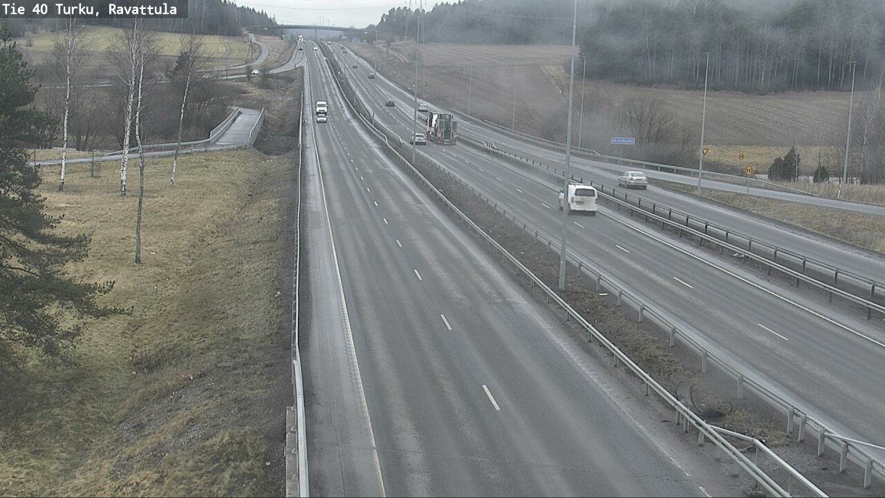 Weather Camera Image Väg 40 S:t Karins, Ravattula, Kaarina, Varsinais-Suomi