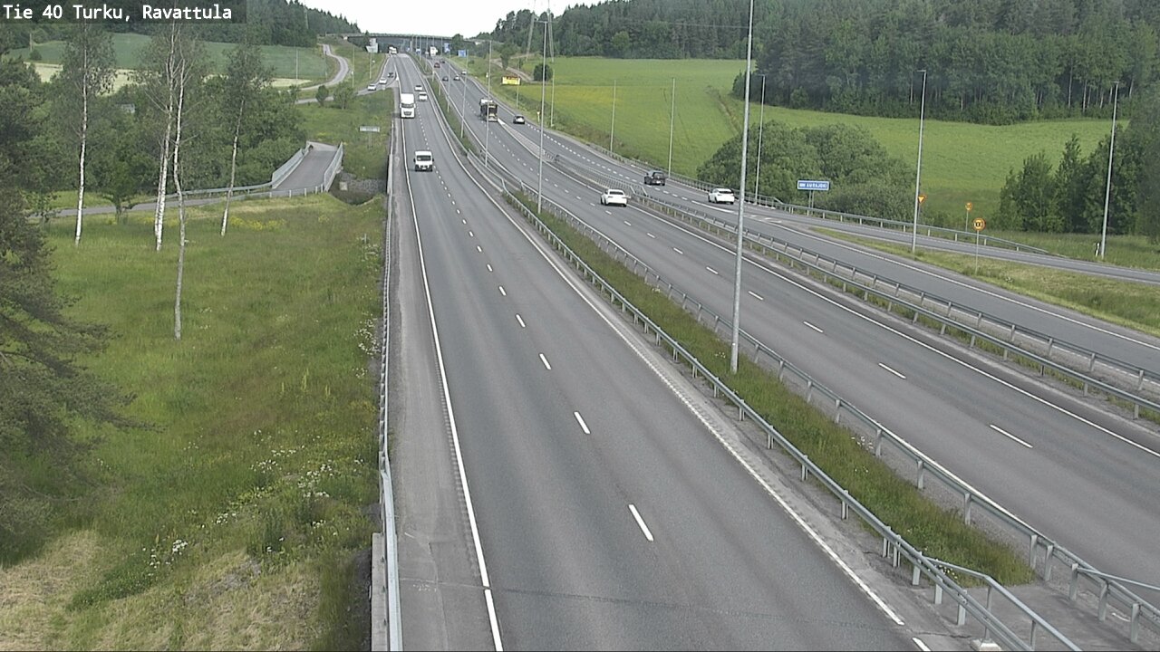 Weather Camera Image Road 40 Kaarina, Ravattula, Kaarina, Varsinais-Suomi
