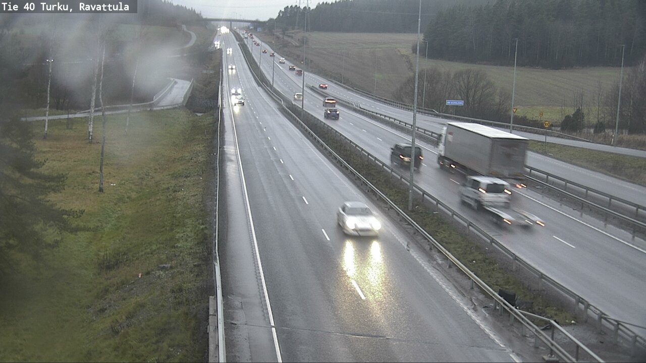 Weather Camera Image Väg 40 S:t Karins, Ravattula, Kaarina, Varsinais-Suomi