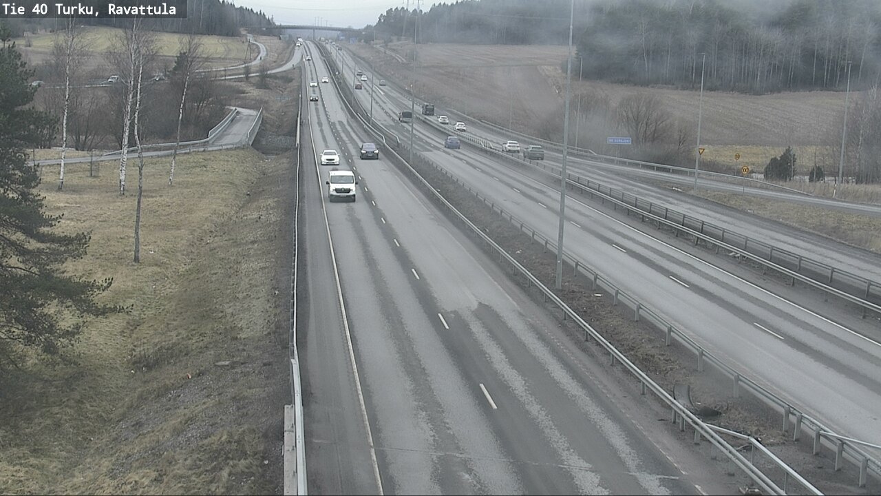 Weather Camera Image Väg 40 S:t Karins, Ravattula, Kaarina, Varsinais-Suomi
