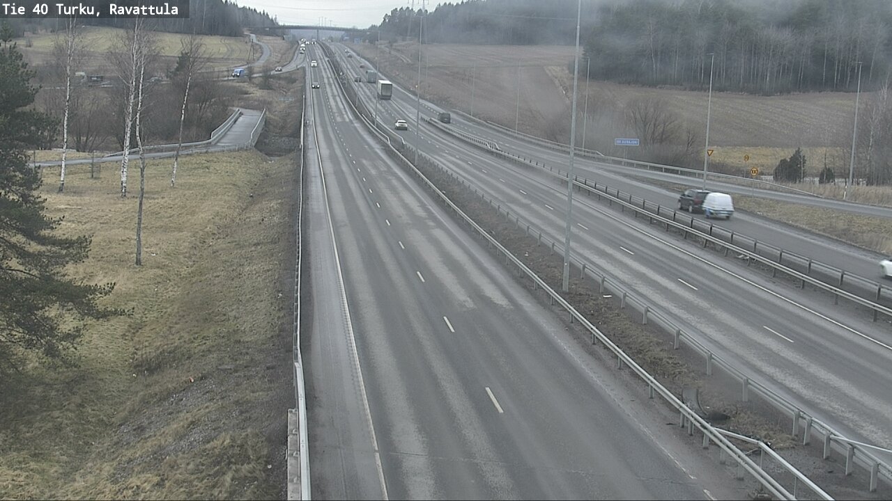 Weather Camera Image Väg 40 S:t Karins, Ravattula, Kaarina, Varsinais-Suomi
