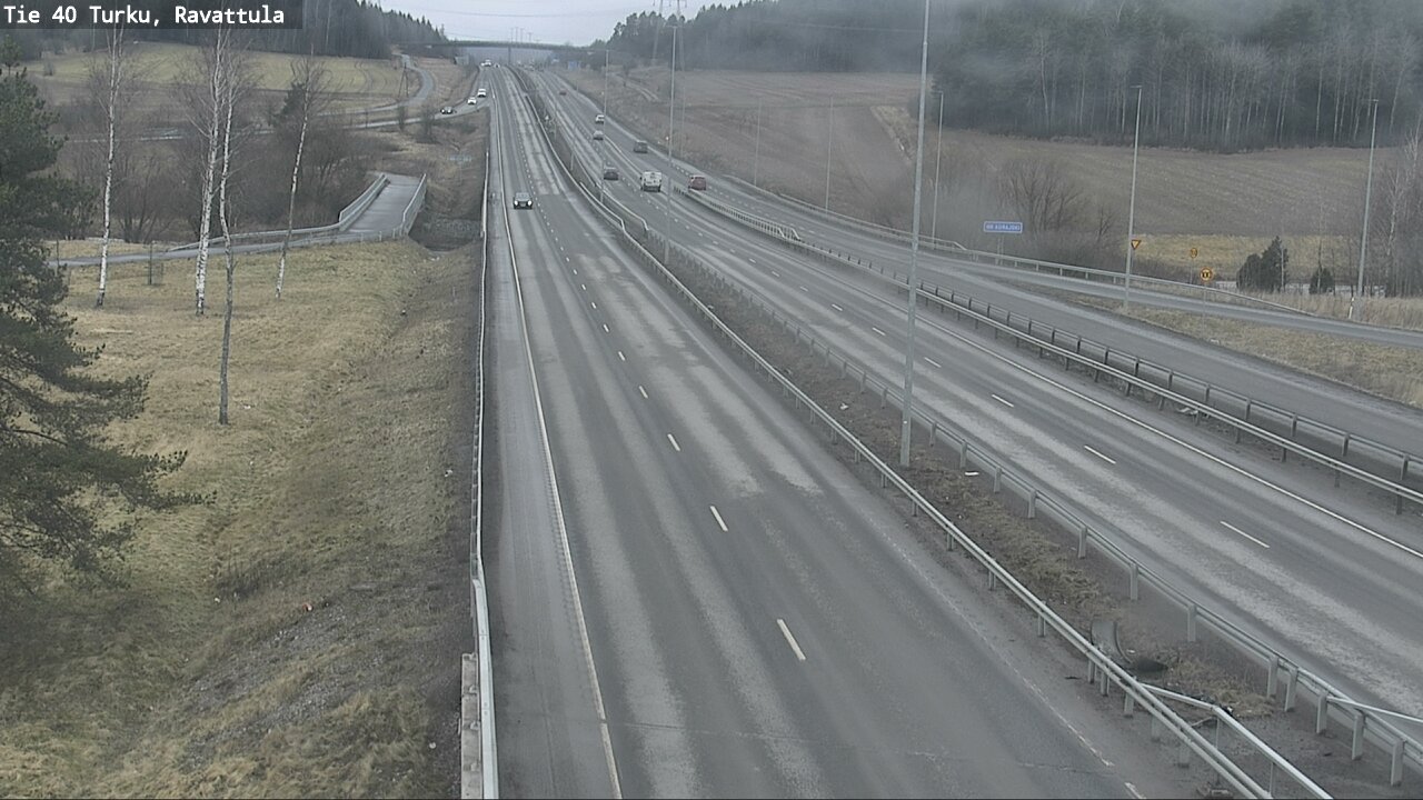 Weather Camera Image Väg 40 S:t Karins, Ravattula, Kaarina, Varsinais-Suomi