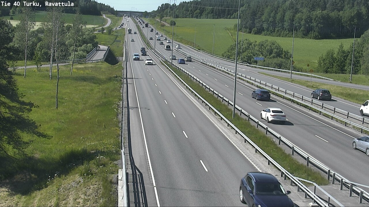 Weather Camera Image Road 40 Kaarina, Ravattula, Kaarina, Varsinais-Suomi