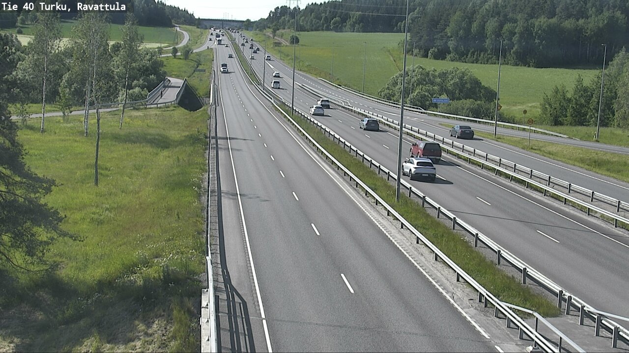 Weather Camera Image Väg 40 S:t Karins, Ravattula, Kaarina, Varsinais-Suomi