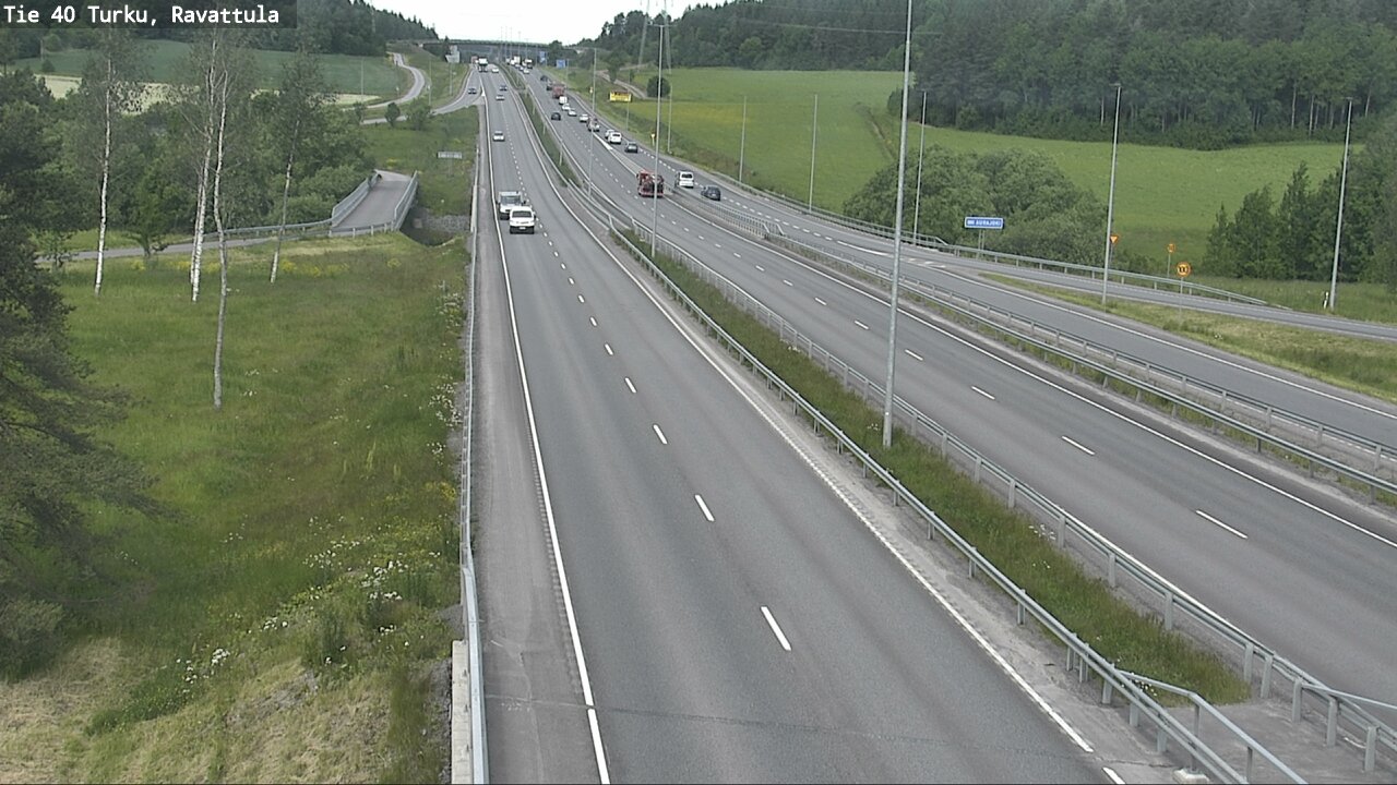 Weather Camera Image Road 40 Kaarina, Ravattula, Kaarina, Varsinais-Suomi
