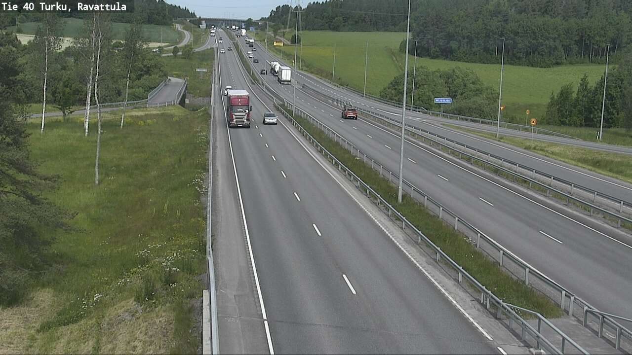 Weather Camera Image Road 40 Kaarina, Ravattula, Kaarina, Varsinais-Suomi