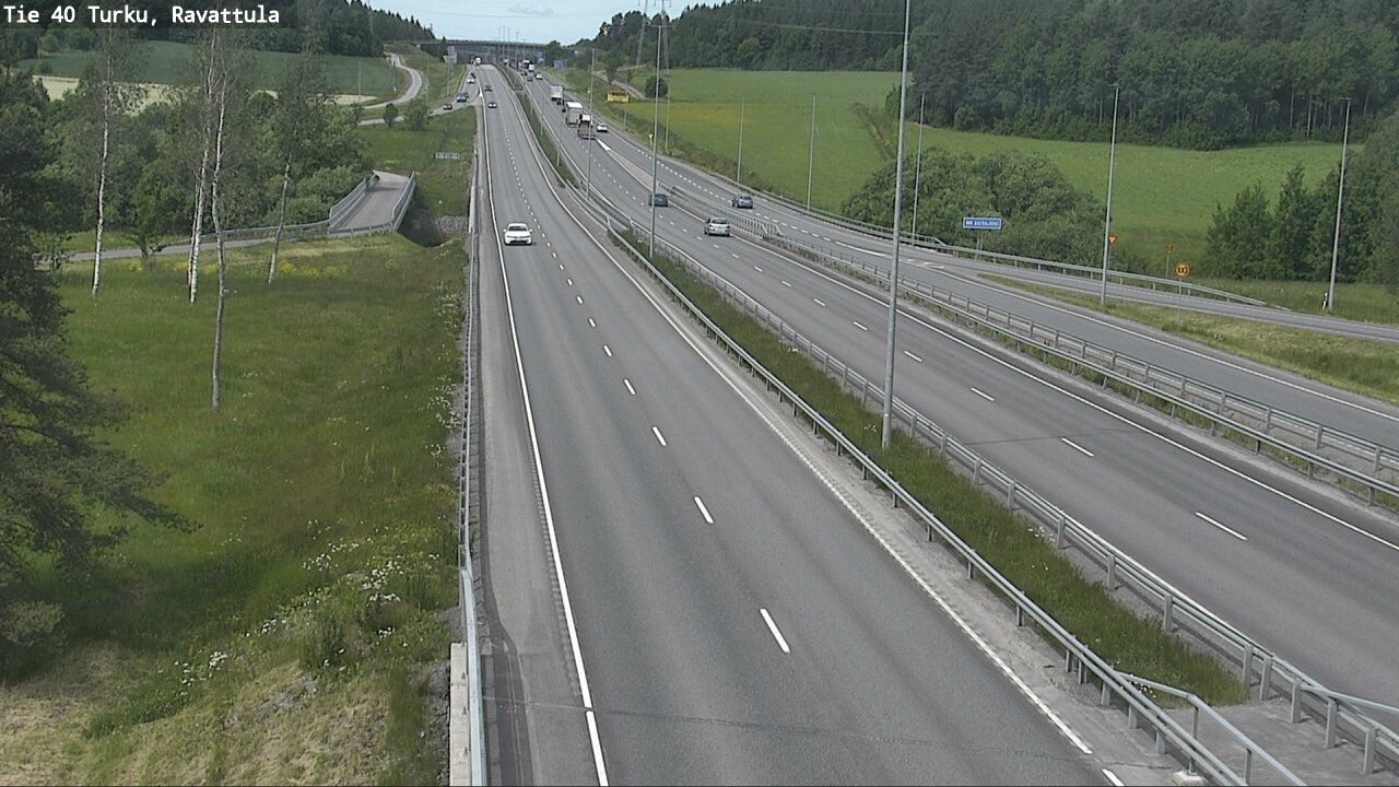 Weather Camera Image Road 40 Kaarina, Ravattula, Kaarina, Varsinais-Suomi